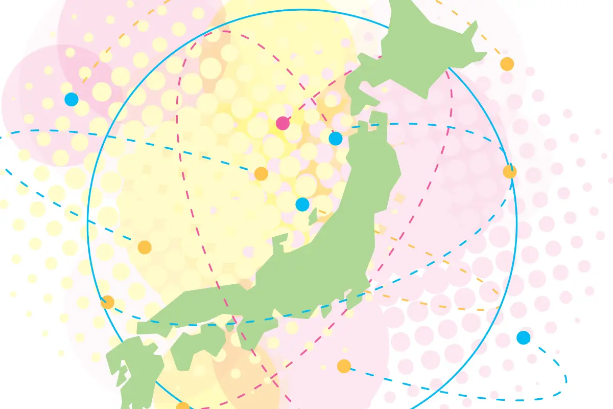 日本地図のイメージ
